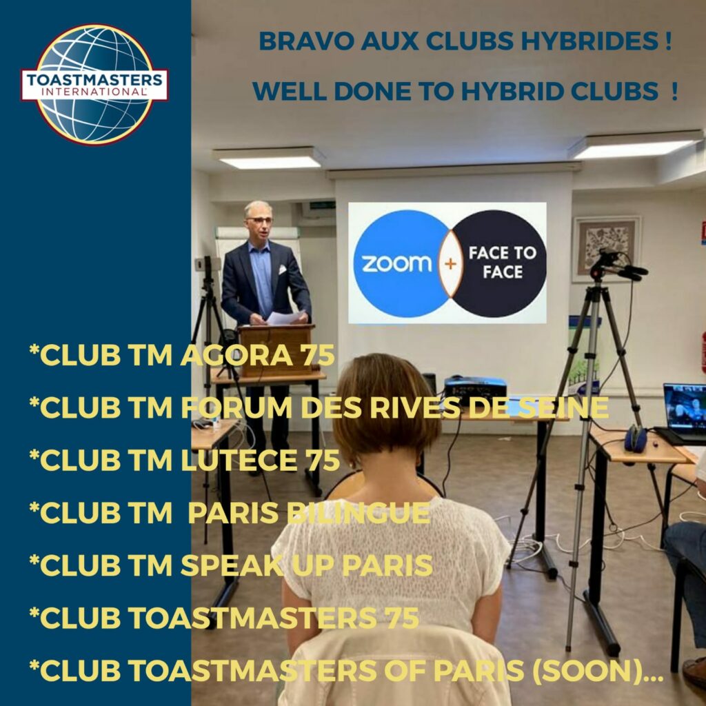 Hybrid Meetings Clubs List