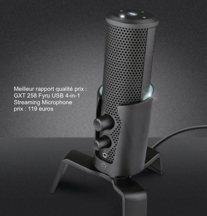 GXT 258 Fyru USB 4-in-1 Streaming Microphone Audrey