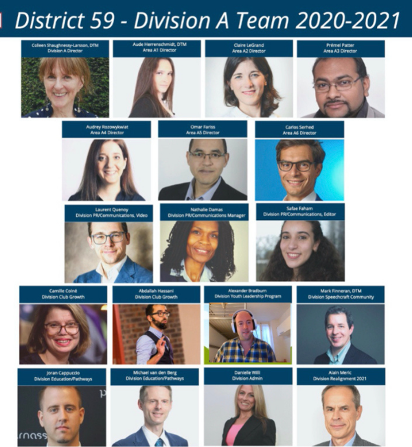District 59 Division A Team 2020-2021